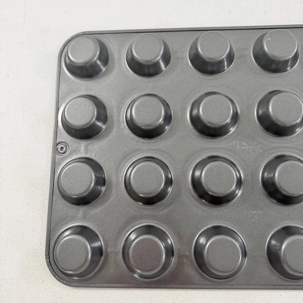 Pampered Chef Mini Muffin Cupcake‎ Tart Pan 24 Hole #1606 Non Stick
